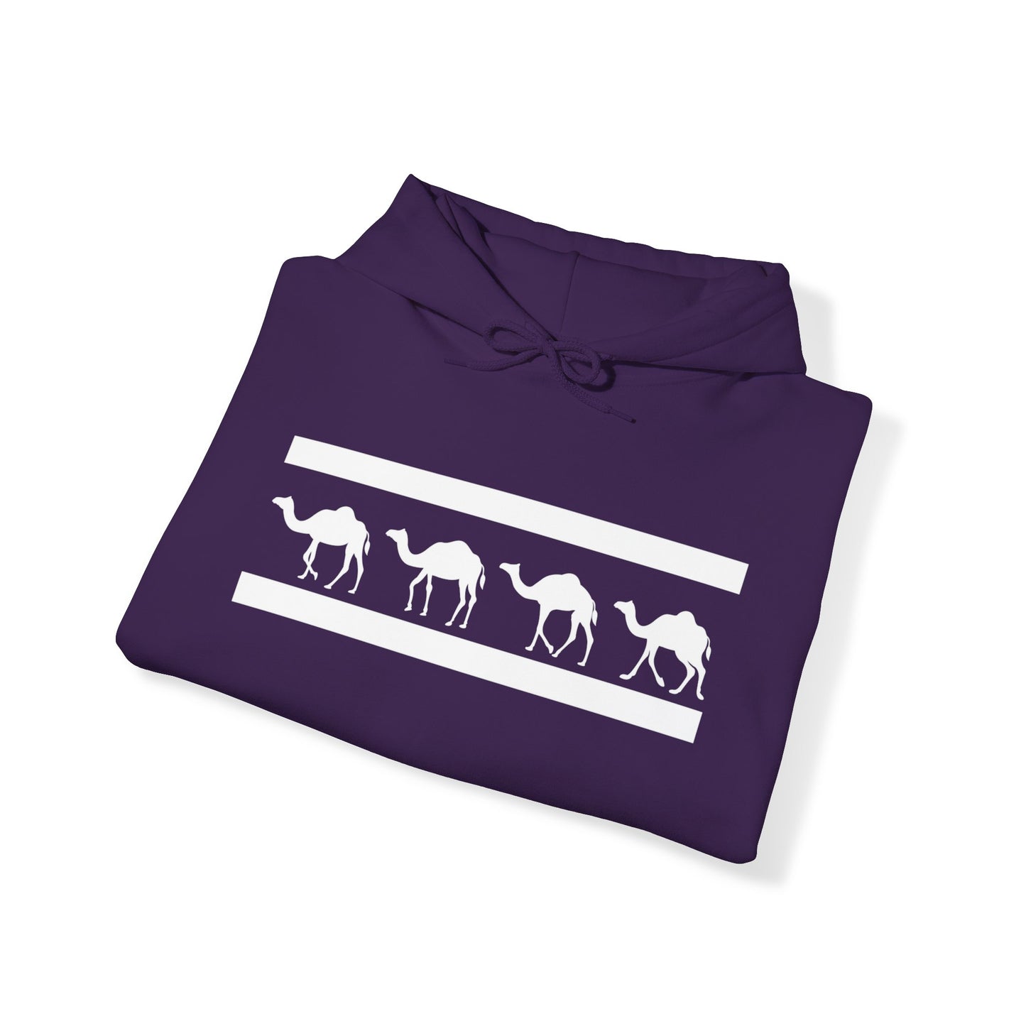 4 White Camel Unisex Heavy Blend™ Hooded Sweatshirt