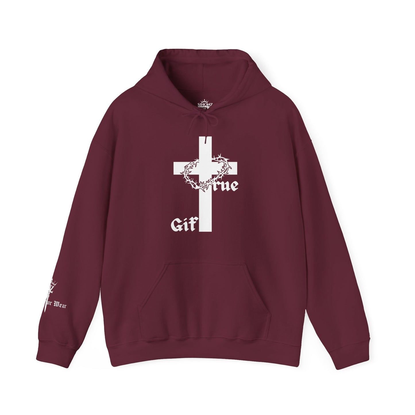 Maroon - True Gift Cross Unisex Heavy Blend™ Hooded Sweatshirt