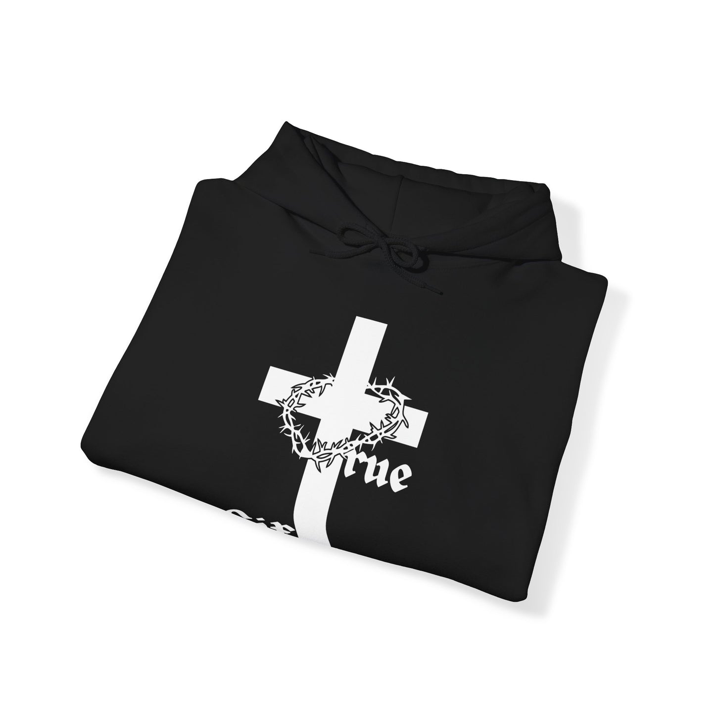 Black - True Gift Cross Unisex Heavy Blend™ Hooded Sweatshirt