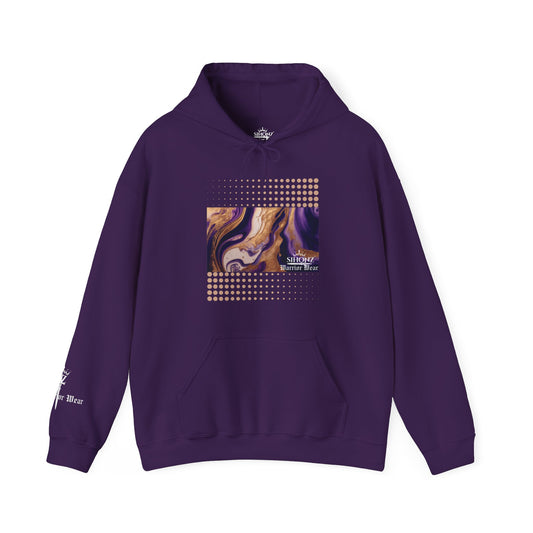 Marble Gold & Purple Unisex Heavy Blend™ Hooded Sweatshirt